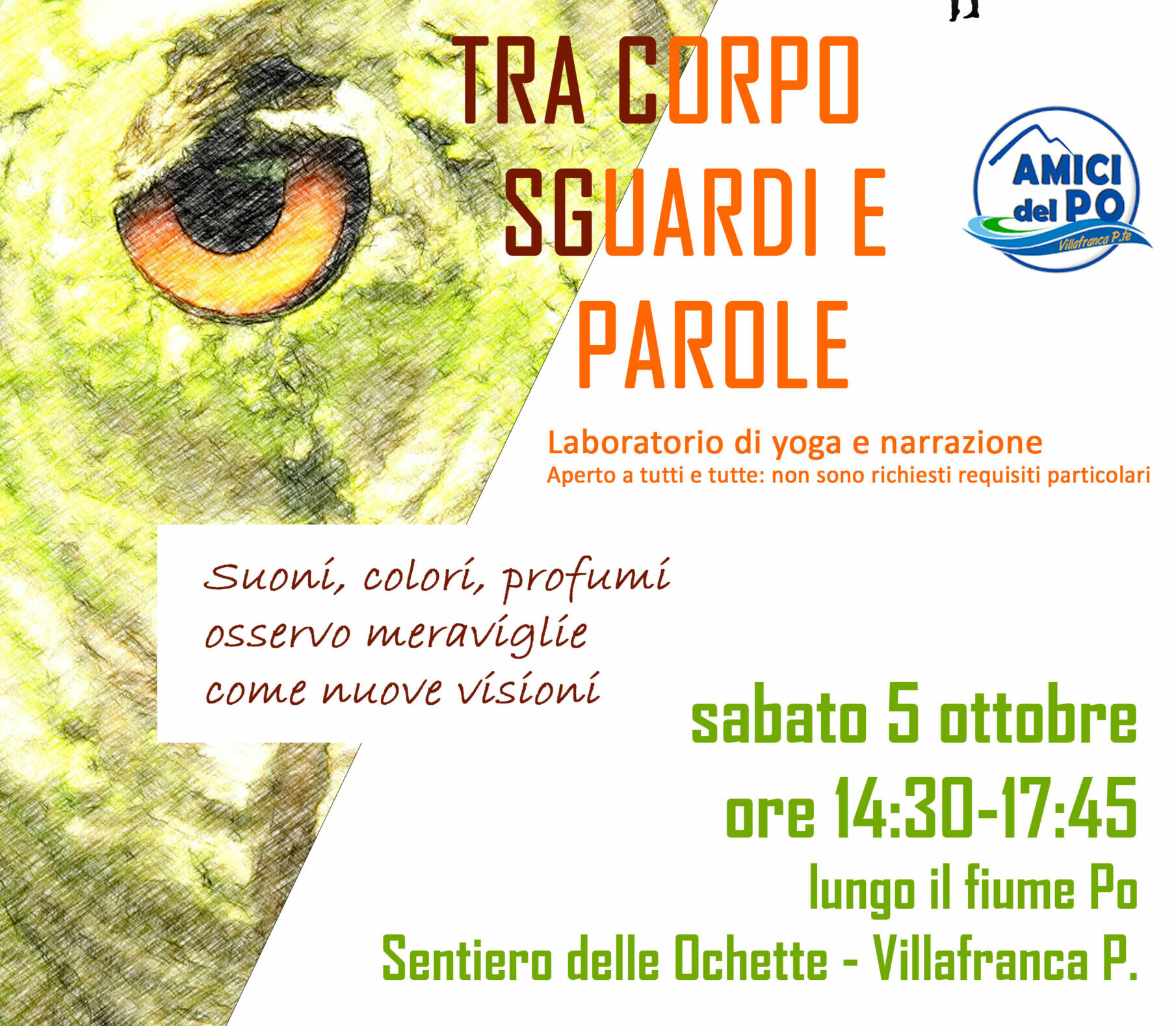 Tra corpo, sguardi e parole – Laboratorio di yoga e narrazione – 5 ottobre 2024